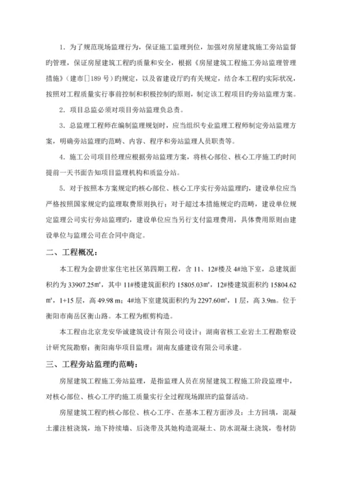 监理旁站专题方案.docx