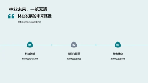 科技驱动下的绿色林业