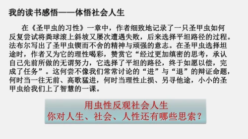 八年级上册语文第五单元 名著导读 《昆虫记》 课件