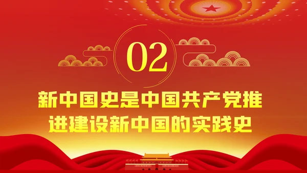 深入学习四史坚守初心使命党课PPT模板