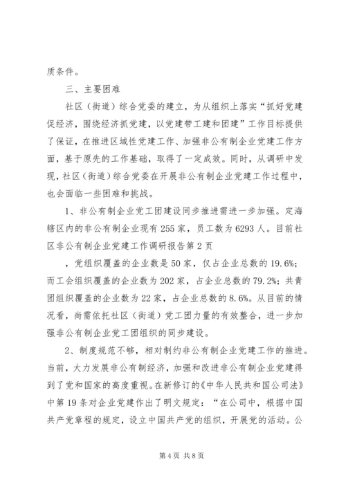 社区非公有制企业党建工作调研报告 (2).docx