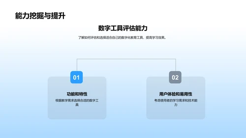 数字教育工具讲解PPT模板