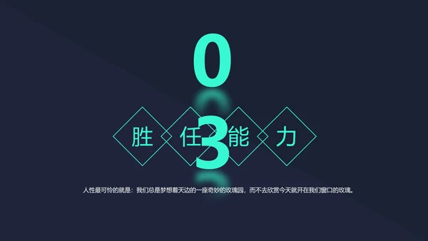 创意大气岗位竞聘求职个人简历ppt模板