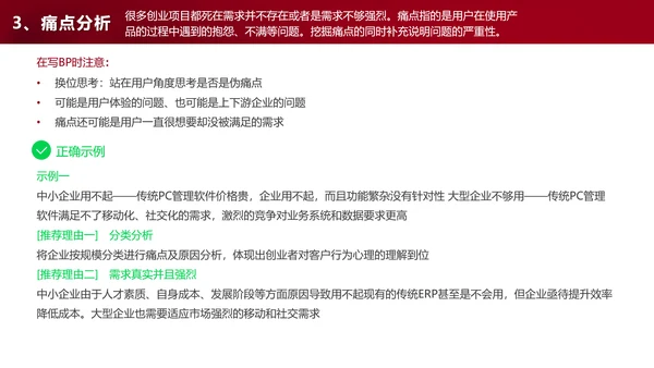 商业计划书自查手册ppt模板