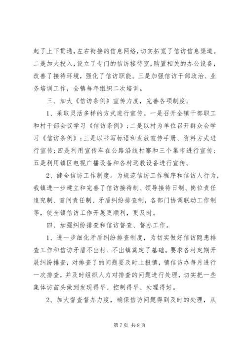 信访工作总结模板参考.docx
