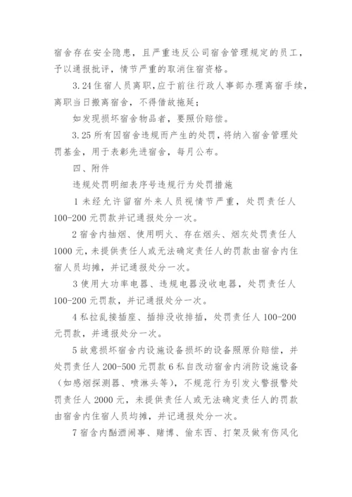 公司员工宿舍管理制度.docx