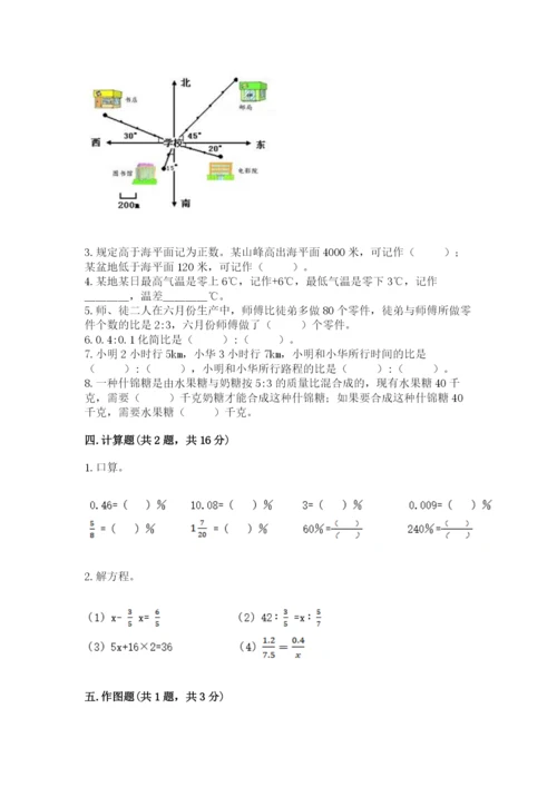 六年级下册数学期末测试卷精品（突破训练）.docx