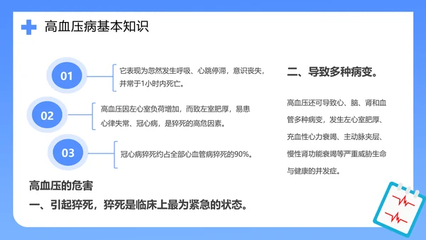 医院心脑血管科预防高血压知识科普PPT模板