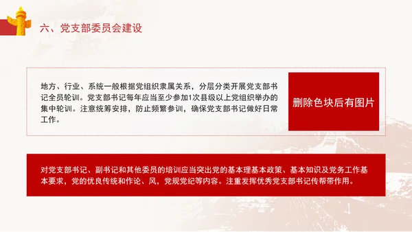 2024党支部标准化规范化《(中国共产党支部工作条例(试行)》党课ppt