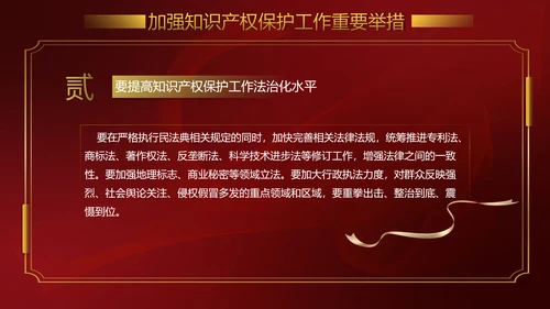 保护知识产权就是保护创新PPT模板