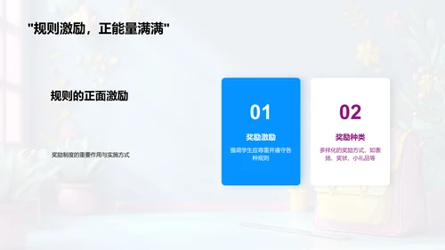 规则讲解班会PPT模板