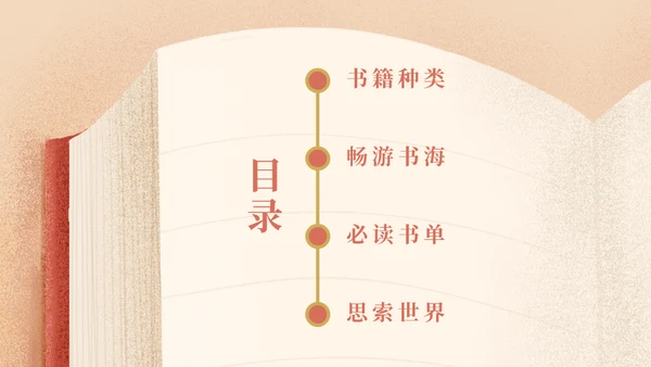 爱读书主题书籍介绍通用PPT模板