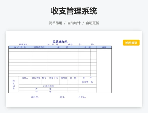 收支管理系统