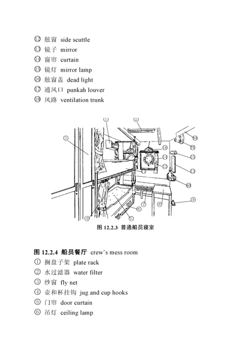 驾驶室和船员舱室布置.docx