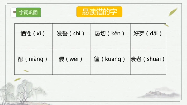 【核心考点】语文部编版五年级上册第三单元复习 课件