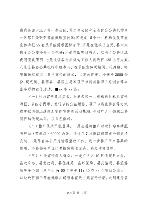 公共机构节能宣传周活动简报.docx