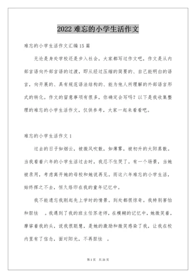 难忘的小学生活作文_125.docx