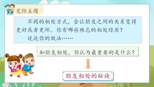 【核心素养】部编版语文四年级下册-第六单元 口语交际：朋友相处的秘诀（课件）