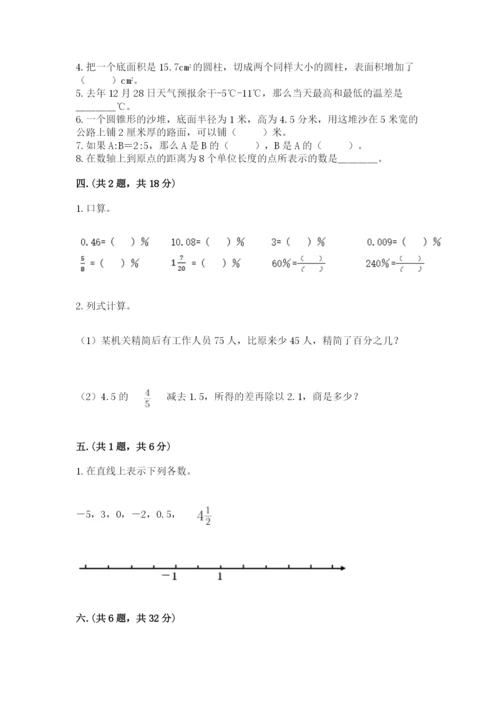 小升初数学综合练习试题附答案（达标题）.docx
