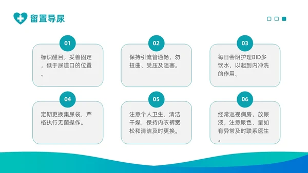 渐变绿色泌尿外科护理工作医疗健康通用PPT