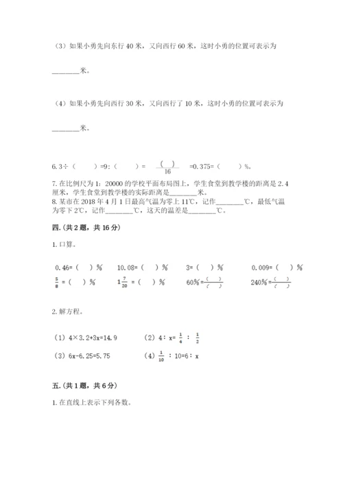 冀教版小升初数学模拟试题含完整答案【名校卷】.docx