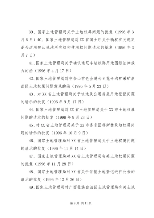 关于农村土地确权的相关法律知识.docx