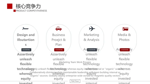 项目计划公司产品宣传介绍通用PPT模板