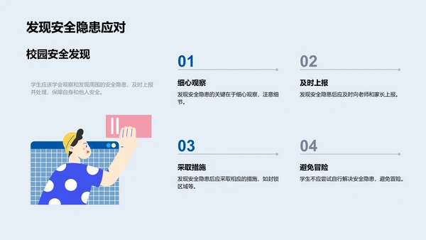 校园安全防控讲座PPT模板