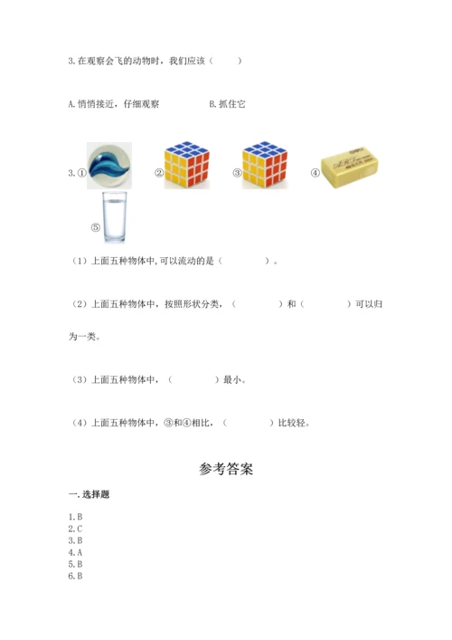 教科版一年级下册科学期末测试卷精品【b卷】.docx