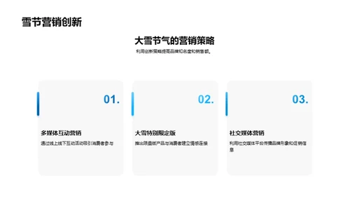 大雪节气品牌营销策略