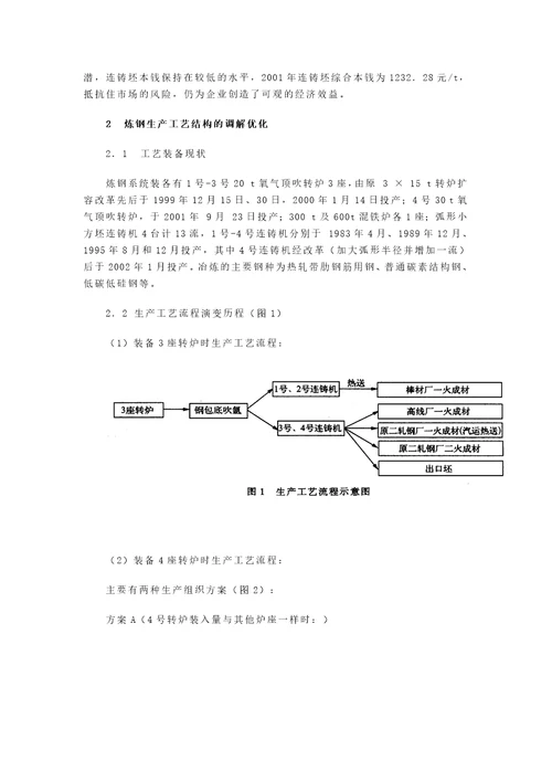 加快技术进步优化炼钢工艺结构降低生产成本