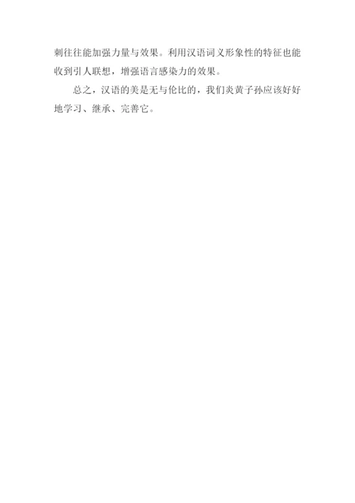 说说汉语之美作文1000字.docx