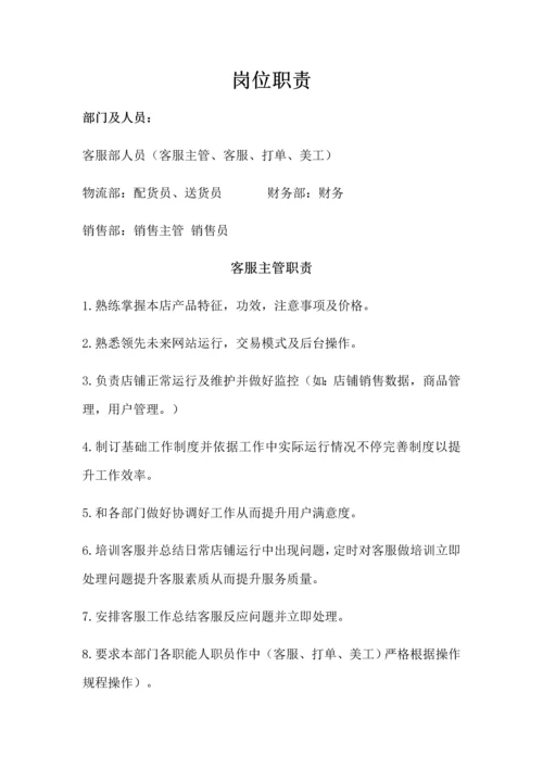 客服岗位基础职责.docx