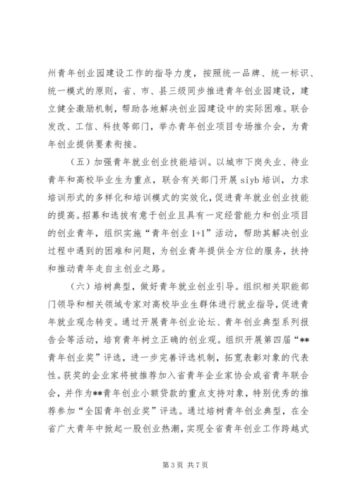 全省城市共青团工作要点.docx