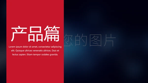 大气企业简介公司宣传ppt模板