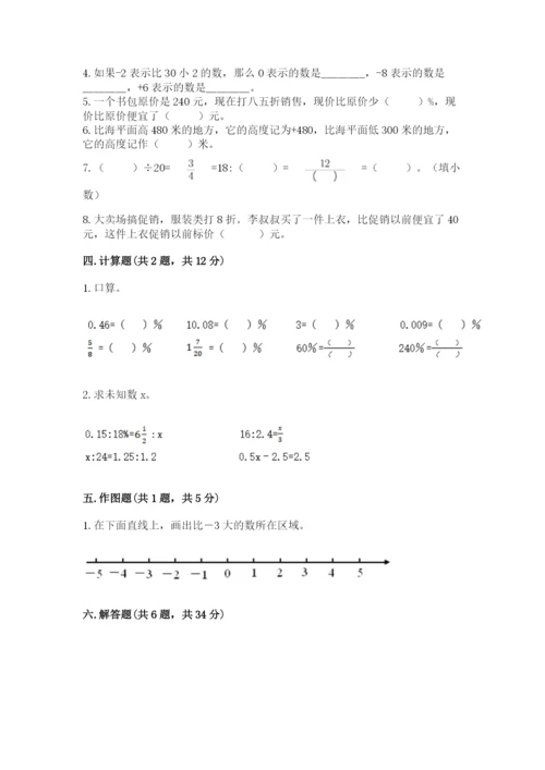 北师大版小学数学六年级下册期末检测试题及答案【易错题】.docx