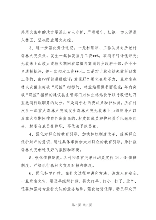 乡镇森林防火工作情况汇报.docx