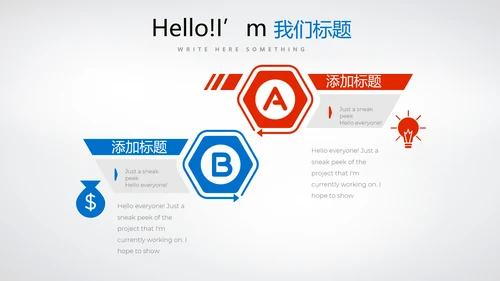 简约医疗医药动态PPT模板