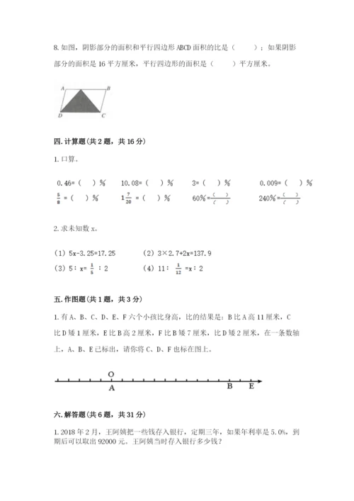 小升初六年级期末试卷附答案（研优卷）.docx