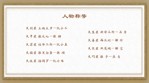 水浒传之李逵见宋江通用PPT模板