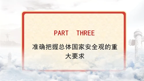 2024年最新全面贯彻总体国家安全观党课PPT