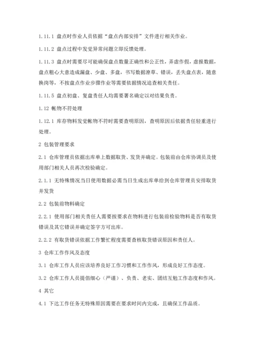 库房管理新规制度.docx