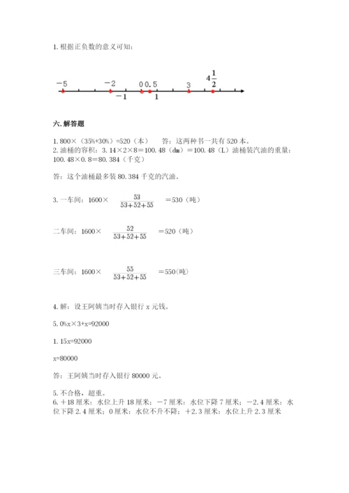 广安市小升初数学测试卷精编.docx