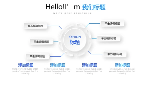 蓝色简约医疗学术报告通用动态PPT