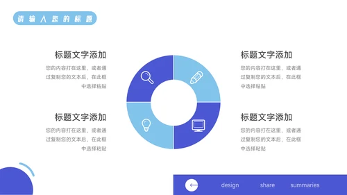 蓝色简洁欧美风活动执行方案汇报PPT模板