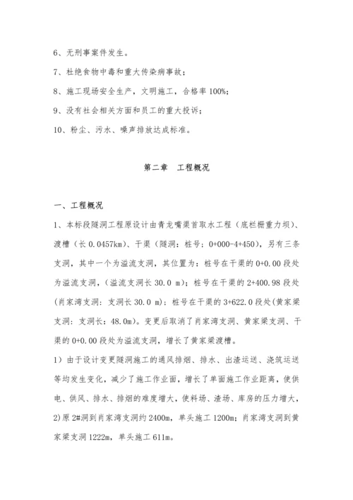 水利工程安全施工专项方案隧洞工程.docx