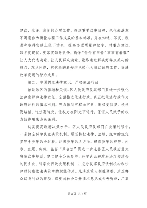 区委人大工作监督会讲话.docx