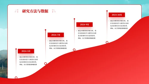 红色简约风开题及毕业答辩通用PPT模板