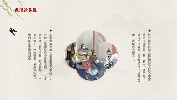 棕色中国风三国演义中国古典名著导读PPT名著导读三国演义读书分享