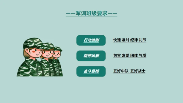 新生军训通用PPT模版